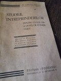 Christea Marcov - Studiul Intreprinderilor. Pentru clasa VII-a a liceelor comerciale (cu dedicatie de la autor)