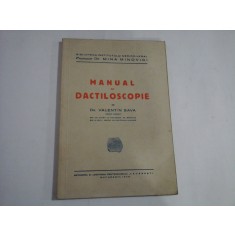 MANUAL DE DACTILOSCOPIE - DR. VALENTIN SAVA