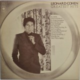 Leonard Cohen &lrm;&ndash; Greatest Hits [ vinil, LP ] nm / nm _ CBS 1975 UK _ folk rock