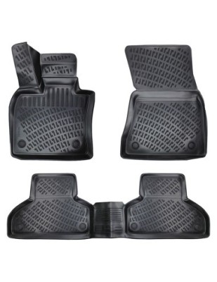 Set covorase auto din cauciuc tip tavita BMW II X6 F16 2015-2020 foto