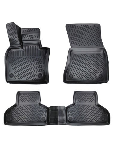 Set covorase auto din cauciuc tip tavita BMW II X6 F16 2015-2020