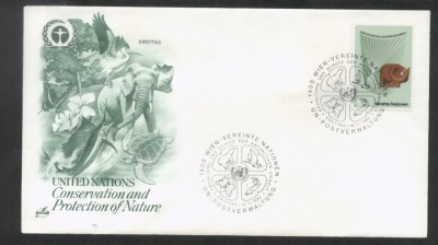 UN Vienna 1982 Nature conservation Mi.28 FDC UN.272 foto