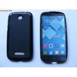 Husa Silicon Negru Alcatel Pop C7 OT-7040 Protectie Telefon