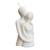 Lumanare Parfumata Cuplu , Cadou Romantic si Marturie Nunta Botez Handmade