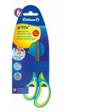 Foarfeca Griffix pentru stangaci, maner de plastic, neon fresh, lungime 15 cm, blister
