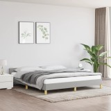 VidaXL Cadru de pat fără saltea, gri deschis, 180x200 cm, textil