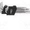 Set chei imbus sferic 9 piese oțel crom-vanadium NEO TOOLS
