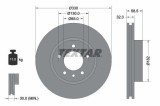 Disc frana Porsche Cayenne; VW Touareg Motor 2.5 R5 TDI, 3.0 TDI, 3.0 TDI 4motion, 3.0 V6 TDI, 3.0 V6 TSI Hybrid, 3.2, 3.2 V6, 3.6, 3.6 V6 FSI, 4.2
