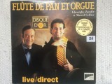 Gheorghe zamfir marcel cellier flute de pan et orgue muzica nai disc vinyl lp NM, Pop