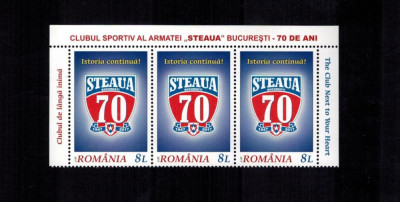 Romania 2017 Fotbal Club Sportiv Steaua 70ani de la infiintare MNH LP 2149 foto