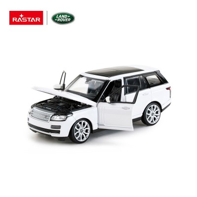 MASINUTA METALICA RANGE ROVER ALB SCARA 1 LA 24 foto