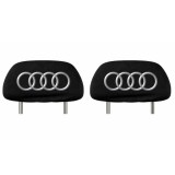 Set 5 huse tetiere negre, pentru gama auto AUDI