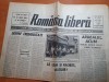 Ziarul romania libera 3 august 1990-prefectul jud. covasna-o bomba dezamorsata