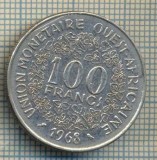 12139 MONEDA -STATELE AFRICII DE VEST-100 FRANCS-ANUL 1968 -STAREA CARE SE VEDE, America Centrala si de Sud