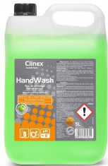 Clinex Hand Wash, 5 Litri, Detergent Lichid Pentru Degresarea Vaselor - Cu Miros De Mar foto
