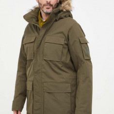 Jack Wolfskin geaca barbati, culoarea verde, de tranzitie