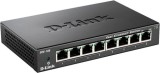 SWITCH D-LINK 8 porturi 10/100Mbps. carcasa metalica, &quot;DES-108&quot; (timbru verde 2 lei)