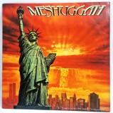 Meshuggah &lrm;&ndash; Contradictions Collapse NM / VG+ vinil LP disc Nuclear Blast Germania 1991 rock trash