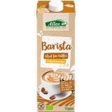 Bautura Soia Barista Bio Allos 1L, Fara Gluten, Lactoza, Zahar, Vegana, Spuma Cafea, Ingrediente Italia