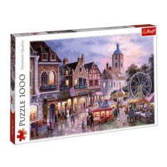Puzzle, Trefl, Parc de distractii, 1000 piese, 68 x 48 cm, Multicolor foto