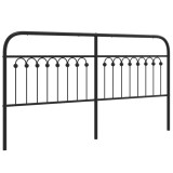 Cumpara ieftin Tablie de pat de schimb metalica, negru, 180 cm