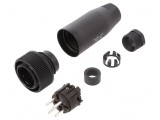 Mufă Circulară 5-Pin 400V 20A pe Cablu