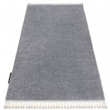 Covor Berber 9000 gri deschis Franjuri shaggy, 120x170 cm