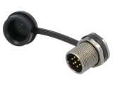Conector soclu tată IP67 5A, 7 pini
