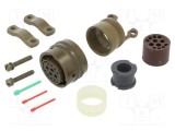 Conector circular mamă AMPHENOL PT/451 12 pini 7,5A 13A 600V