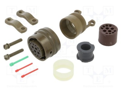 Conector circular mamă AMPHENOL PT/451 12 pini 7,5A 13A 600V foto