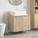 Cumpara ieftin Dulap pentru Chiuveta de Baie Stejar Sonoma 62,5 x 44,5 x 80 cm