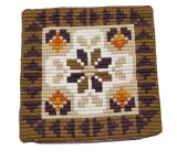 FATA DE PERNA DECORATIVA VINTAGE, LUCRATA SI CUSUTA MANUAL