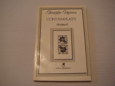 Contemplatii -versuri- Gheorghe Grigurcu Editura Cartea Romaneasca 1984 foto