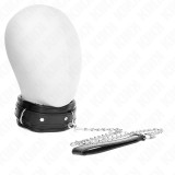 Kink Collar &amp; Gag-Colier Masiv cu Centură 65 cm Model 1