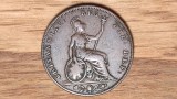 R08 Marea Britanie - moneda de colectie - 1 farthing 1847 - Victoria - superba !, Europa