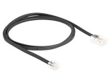Cablu Telefon DELOCK 88035 RJ11-RJ45 1m Negru 30AWG