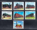 A12 S5 4 - Timbre foarte vechi - Paraguay - locomotive, Transporturi, Nestampilat