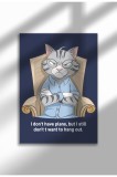 sarcasm_06|Poster cu citat sarcastic cu animale amuzante, imprimare digitală pe p&acirc;nză, artă murală fără ramă | A4 (21 x 29.7 cm) - sarcasm_06