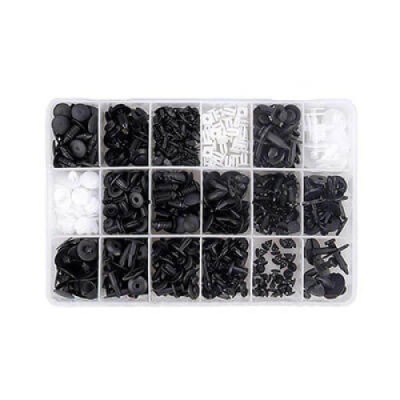 Set de clipsuri din plastic pentru masina, Smania, 415 bucati foto