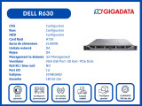 Configurator Dell R630 Full Fans and Heatsink Raid And Network Cards