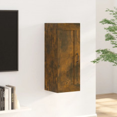 Dulap suspendat, stejar fumuriu, 35x34x90 cm, lemn prelucrat GartenMobel Dekor