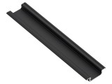 Profil Aluminiu Negru &Icirc;ncastrat 1m pentru Module LED GLAX MINI