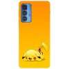 Husa compatibila cu Motorola Edge 20 model Tired Pikachu, Silicon, TPU, Viceversa, Transparent, Carcasa