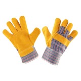 Manusi de lucru, piele de bovina de culoare galbena, marimea 10.5 HardWork ToolsRange
