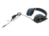 Căști Over-Ear cu Microfon Jack 3,5mm Negru Albastru