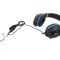 Căști Over-Ear cu Microfon Jack 3,5mm Negru Albastru
