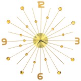 Cumpara ieftin Ceas de perete, auriu, 70 cm, metal