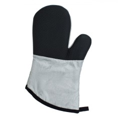 Mănușă Bucătărie Grill, Neoprene, Două Fețe, Culoare Negru Argintiu, Dimensiuni 17x33cm