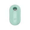 Stimulator clitoris Orion Pro To Go 2, verde, 8.5cm, vibratii + unde de presiune, reincarcabil USB