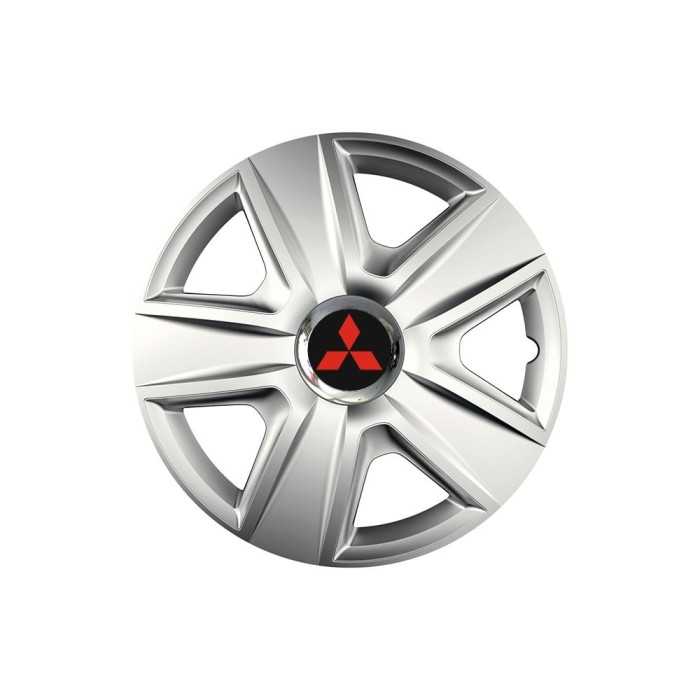 Set 4 capace roti Cu Inel Cromat Esprit R16 pentru gama auto Mitsubisi